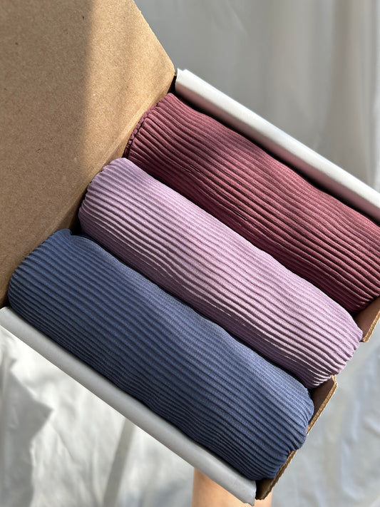 Winter Pleated Hijab box