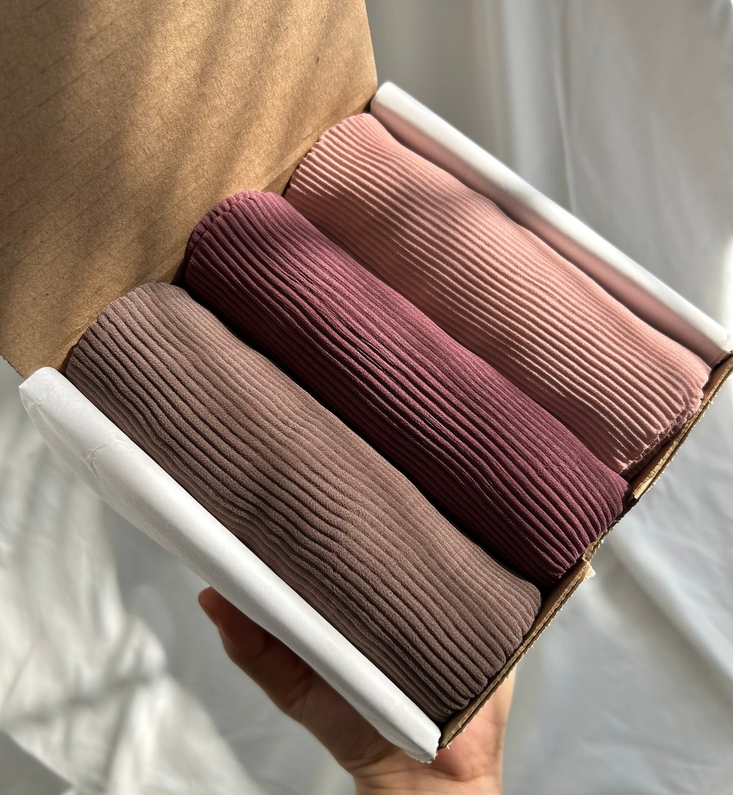 Fall Pleated Hijab box