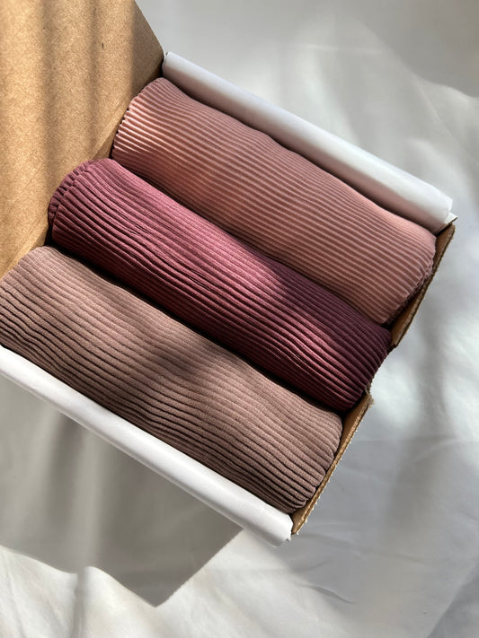 Fall Pleated Hijab box