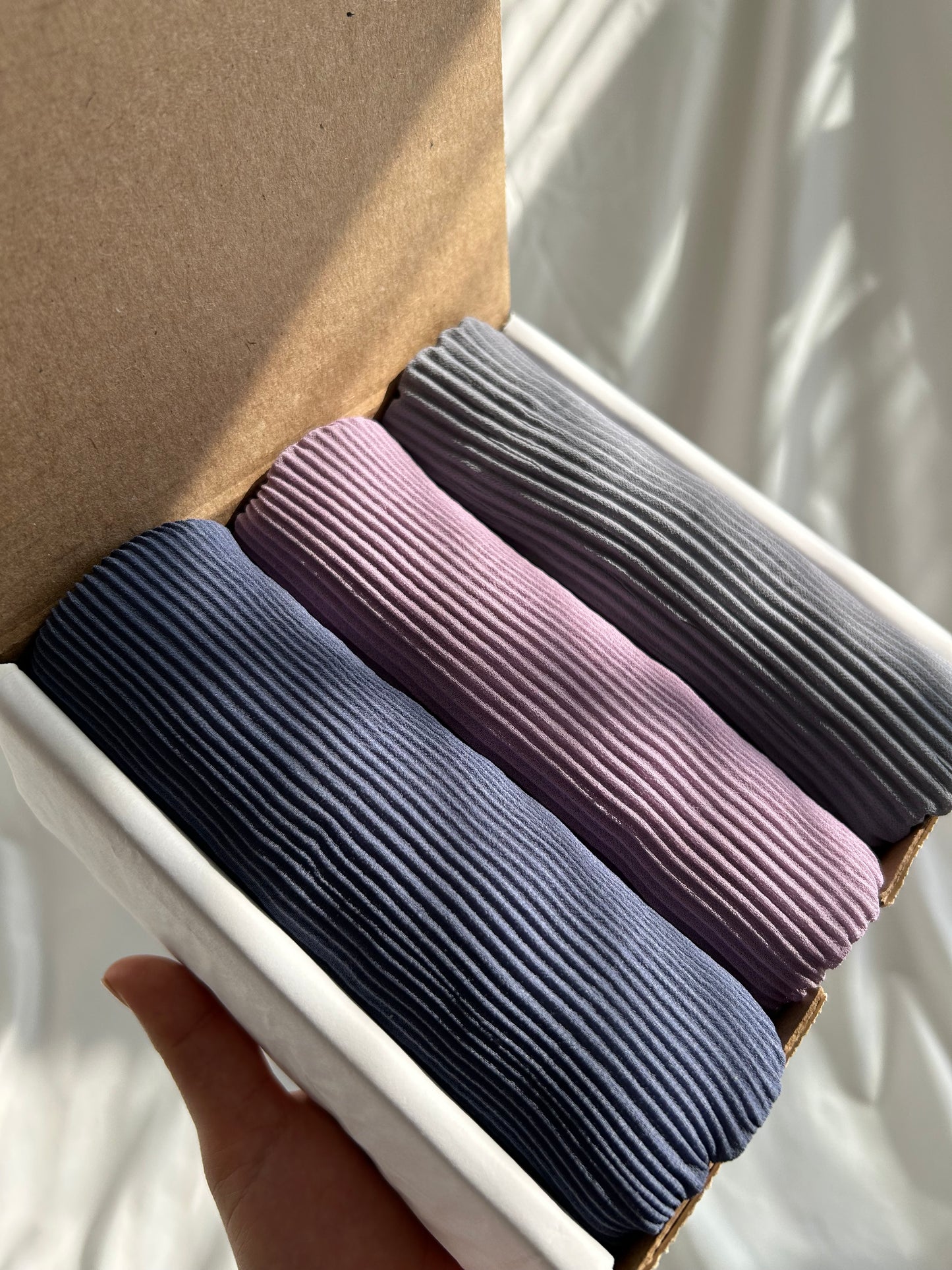 Spring Pleated Hijab box