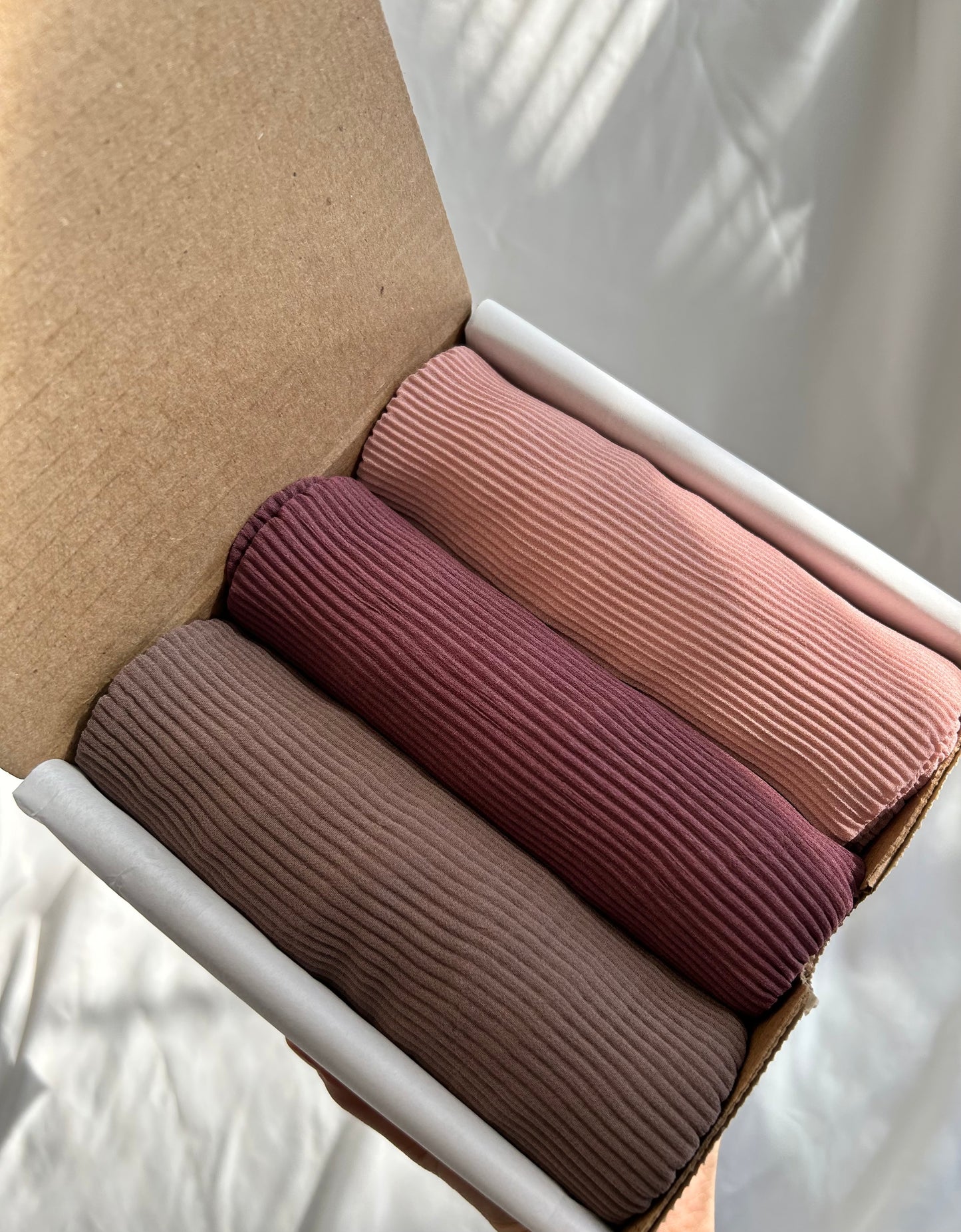Fall Pleated Hijab box